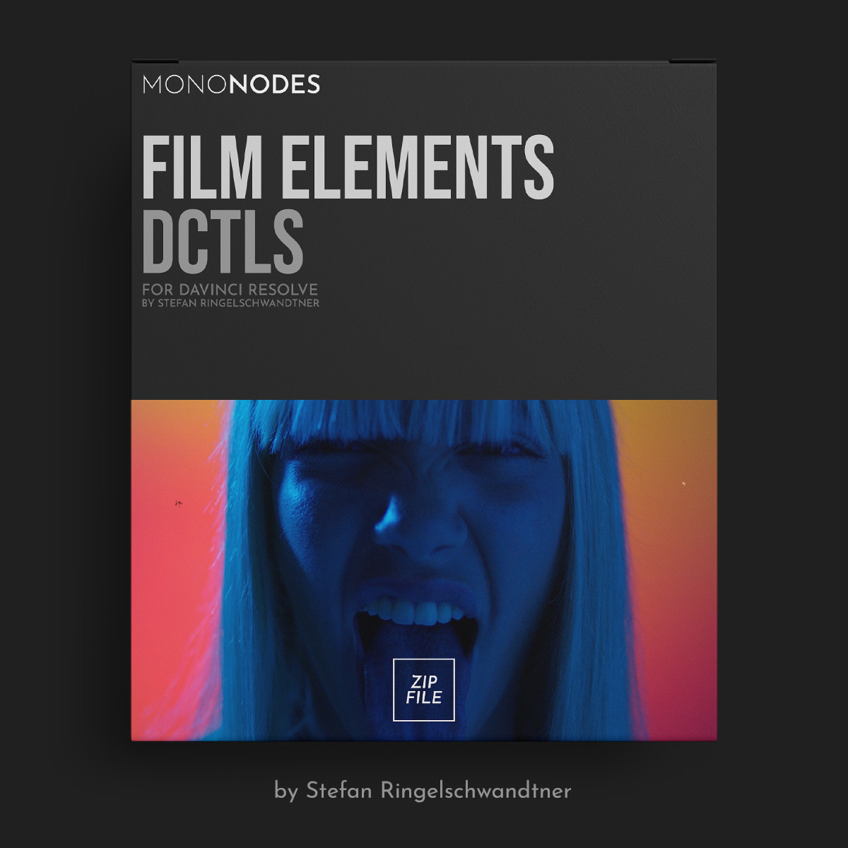 达芬奇插件 MONONODES  FILM ELEMENTS DCTLS v2 真实胶片模拟
